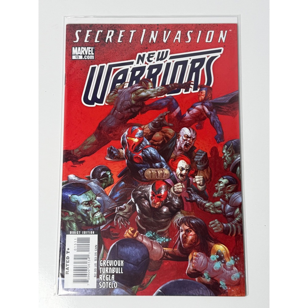 New Warriors 15 2008 Secret Invasion Marvel Comics Nic Klein Cover